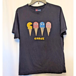 Chunk Brand CNK 8-bit ice cream navy t shirt L